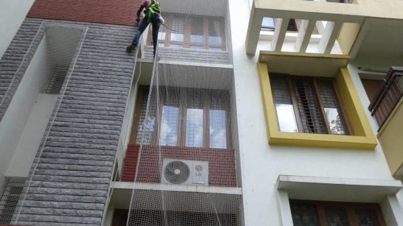 Duct Area Safety Nets In Bangalore | Call 7382427357 for Netting